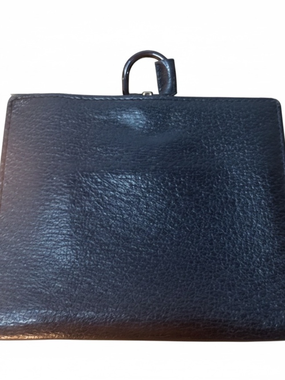Vintage Gucci Black Grained Leather Bifold Horsebit Clasp Wallet - Picture 5 of 12